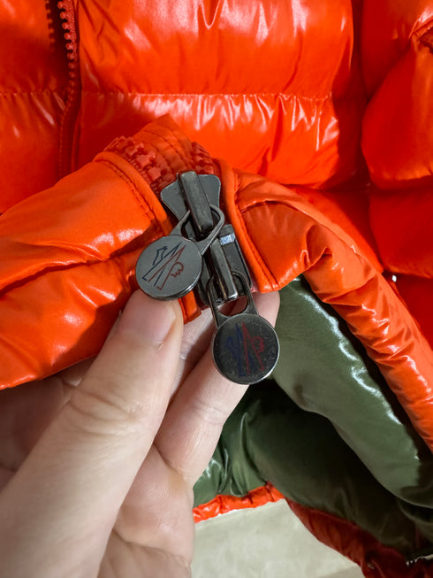 Second hand Moncler jacket Maya size 3 orange